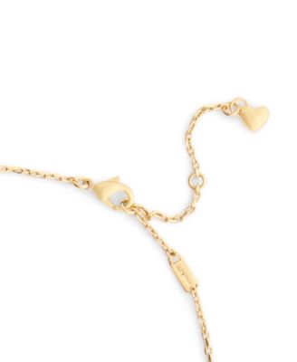 Faux Stone Signature Coach Name Plate Pendant Necklace