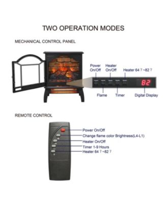 18 inch 3D Flame Electric Infrared Quartz Fireplace Stove with remote control
