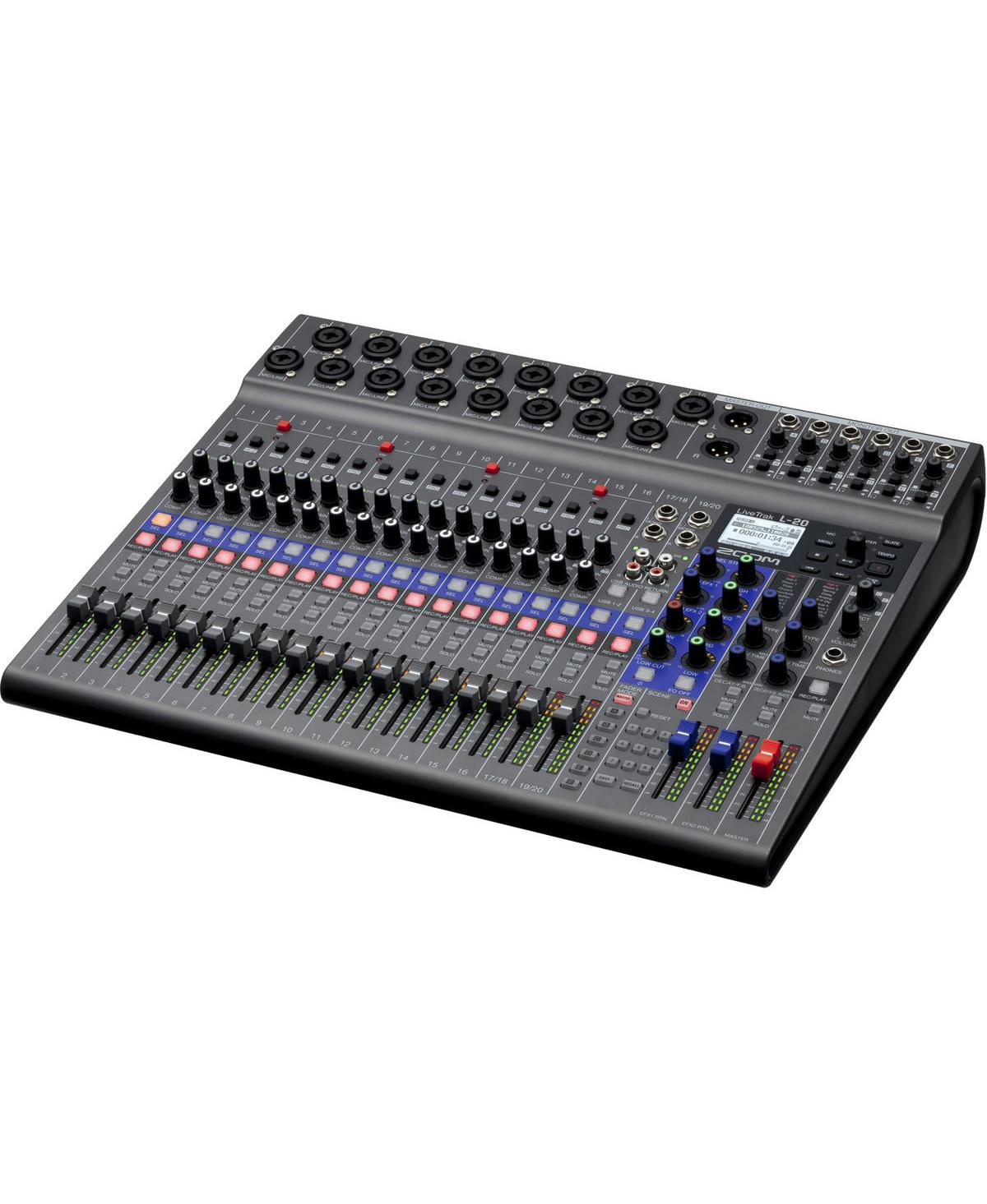 Zoom LiveTrak L-20 20-Channel Digital Mixer & Multitrack Recorder