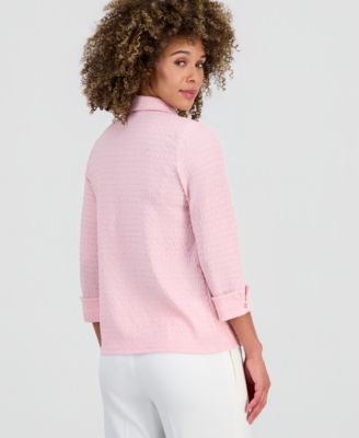 Women's, 3/4 Sleeve Button-Front Shirt