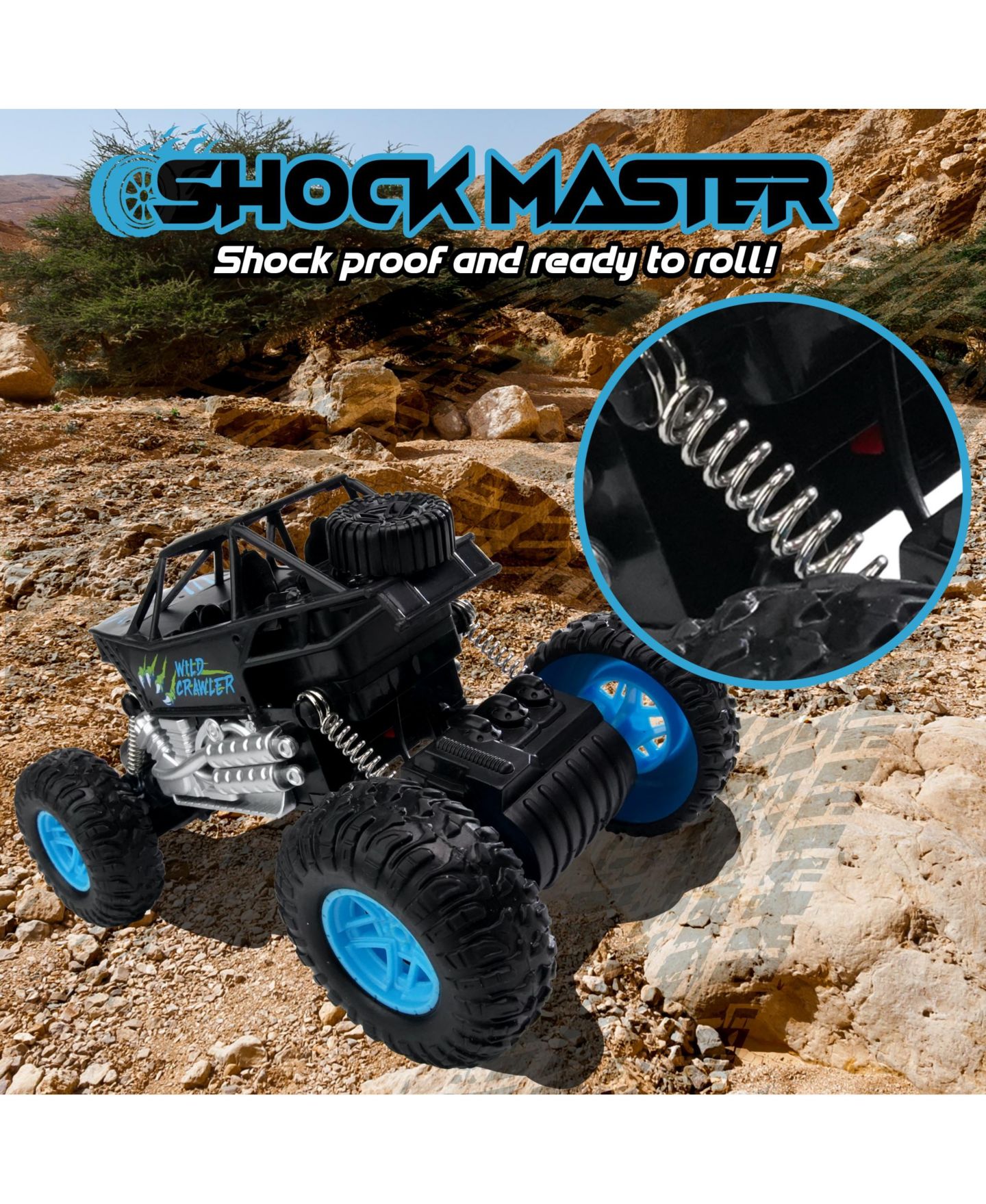 Детская игрушка USA Toyz Wild Crawler RC Monster Truck — фото 3