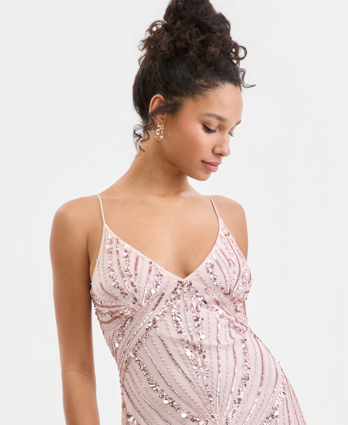 Jump Juniors' Beaded Evening Gown