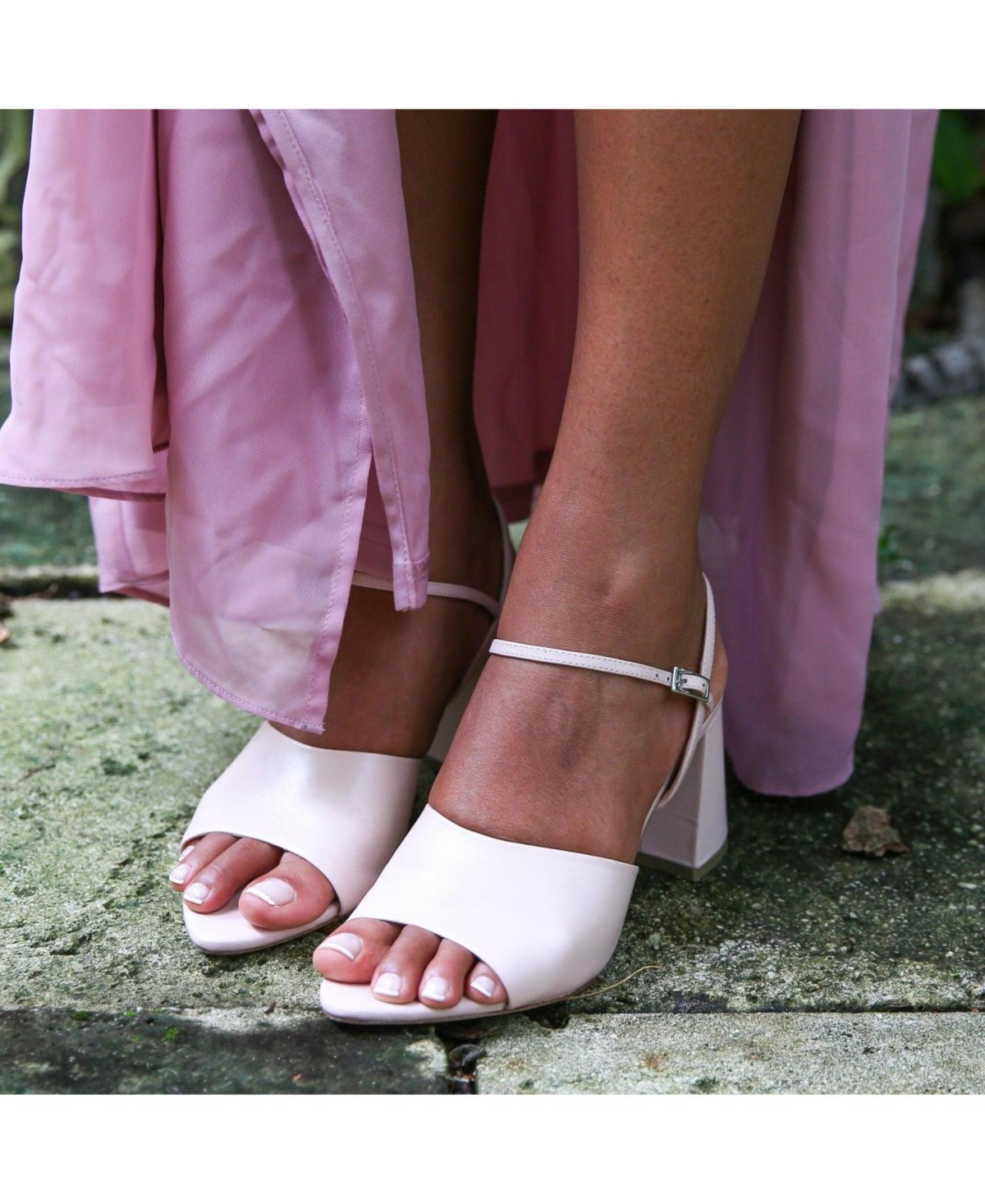 Alterre Women's Amal Rose Pink Customizable Point Sandal