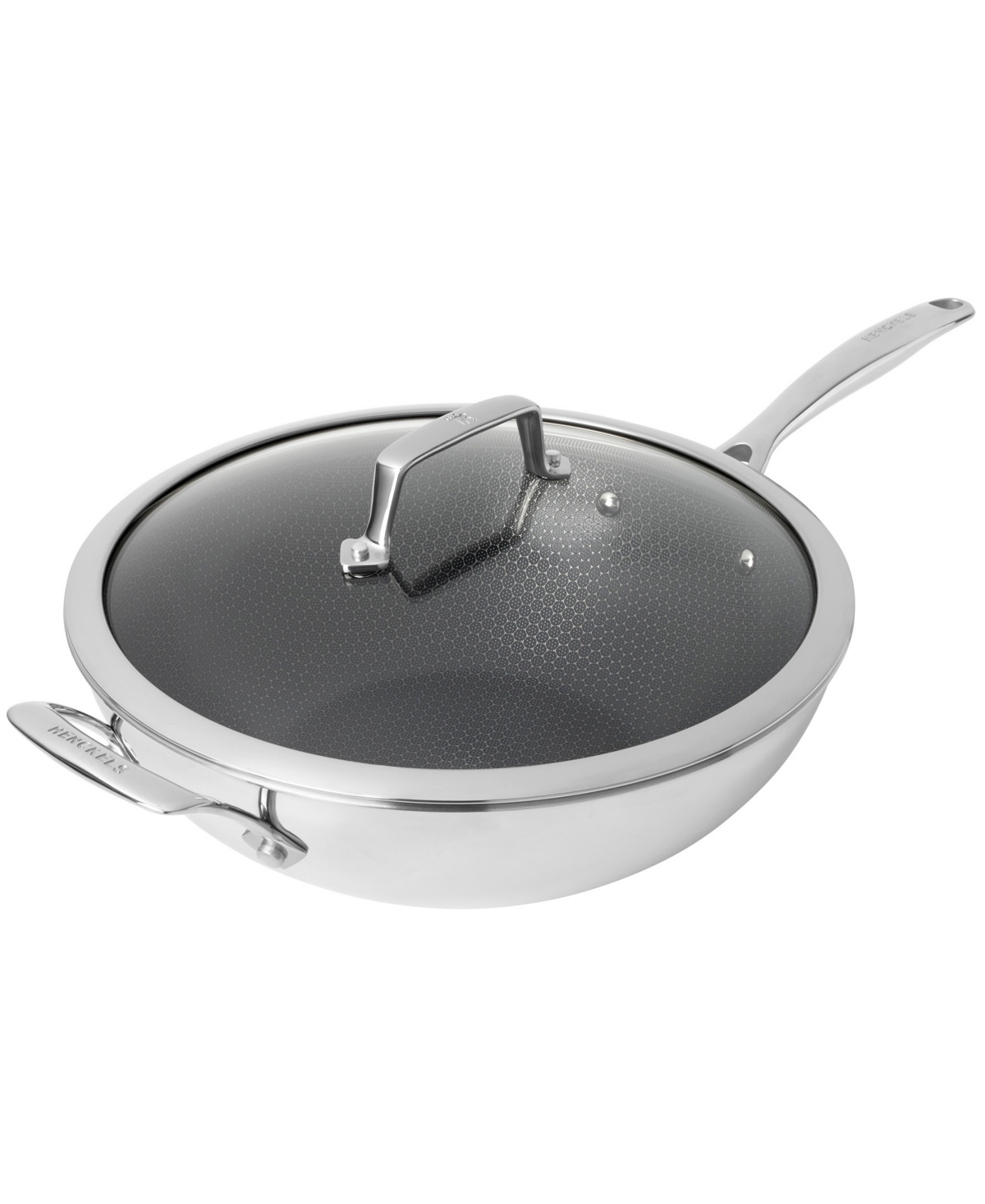 J.a. Henckels Paradigm Ceramic Stainless Steel 12" Dual Performance Wok In White