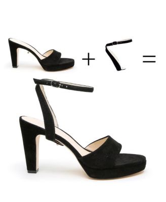 Women's Black Marilyn Customizable Platform