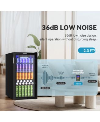 17.5" Single Zone 126 Cans 3.2 Cu.Ft. Beverage Cooler