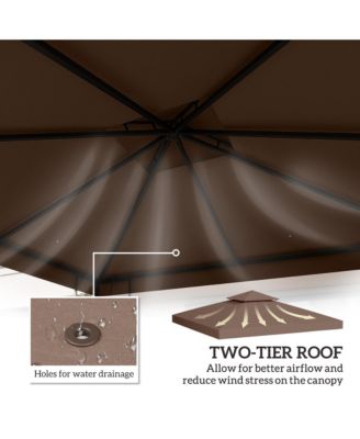 Gazebo Replacement Canopy for 01 -0153, 10' x 10',