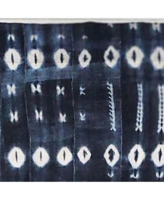 Modern Design Classic Pulsar Regal Style Window Valance 50" x 17" Indigo