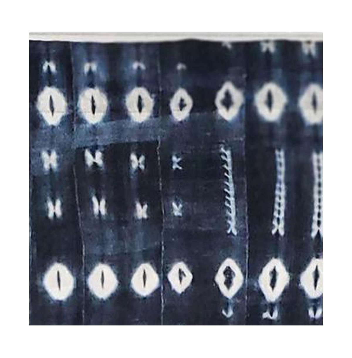 Rlf Home Modern Design Classic Pulsar Regal Style Window Valance 50" x 17" Indigo