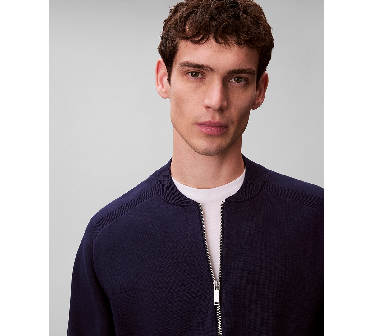 Calvin Klein Men's Tech Knit Bomber Jacket