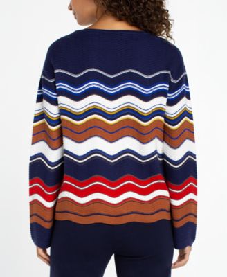 Women's Long-Sleeve Boat Neck Sweater