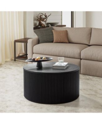 wood Hilario Round Coffee Table