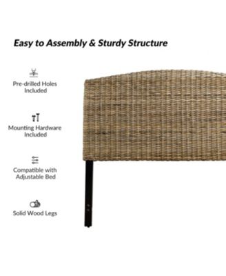 Albira Tropical Kubu wood Full Headboard with NC Finish