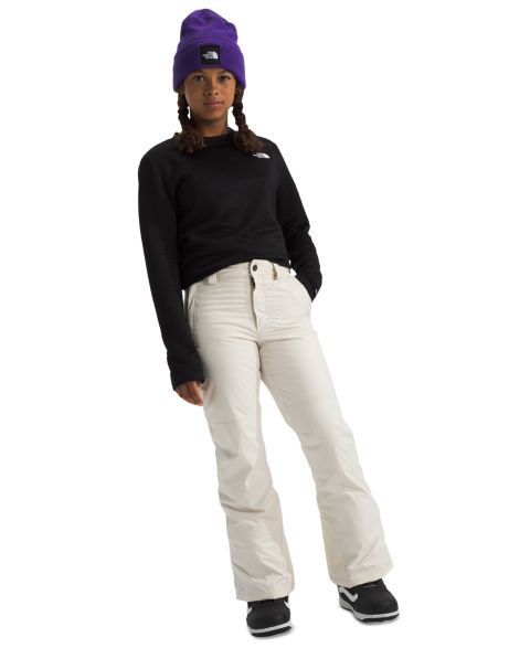 Брюки The North Face Freedom Insulated Zip Fly Pants для девочек, цвет: Белый дюнный