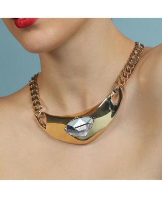 Women's The Petra-Chain Collar Necklace - California Gold