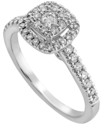 Diamond Ring (1/2 ct. t.w.) in 14k White Gold