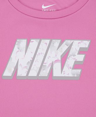 Girls 2T-4T Logo Graphic T-Shirt and Shorts, 2-Piece Set