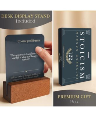 Stoicism Cards Marcus Aurelius - 122 Daily Quotes & Exercises