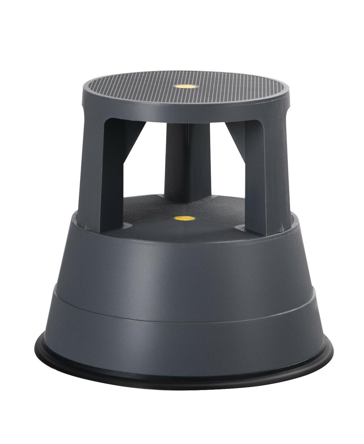 Sugift 330 lbs Step Stool with Non-Slip Rubber Platform