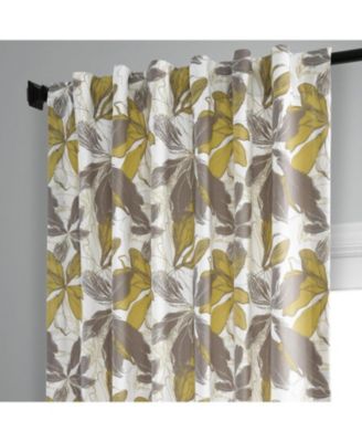 Sunny Day Floral Printed Cotton Room Darkening Curtain