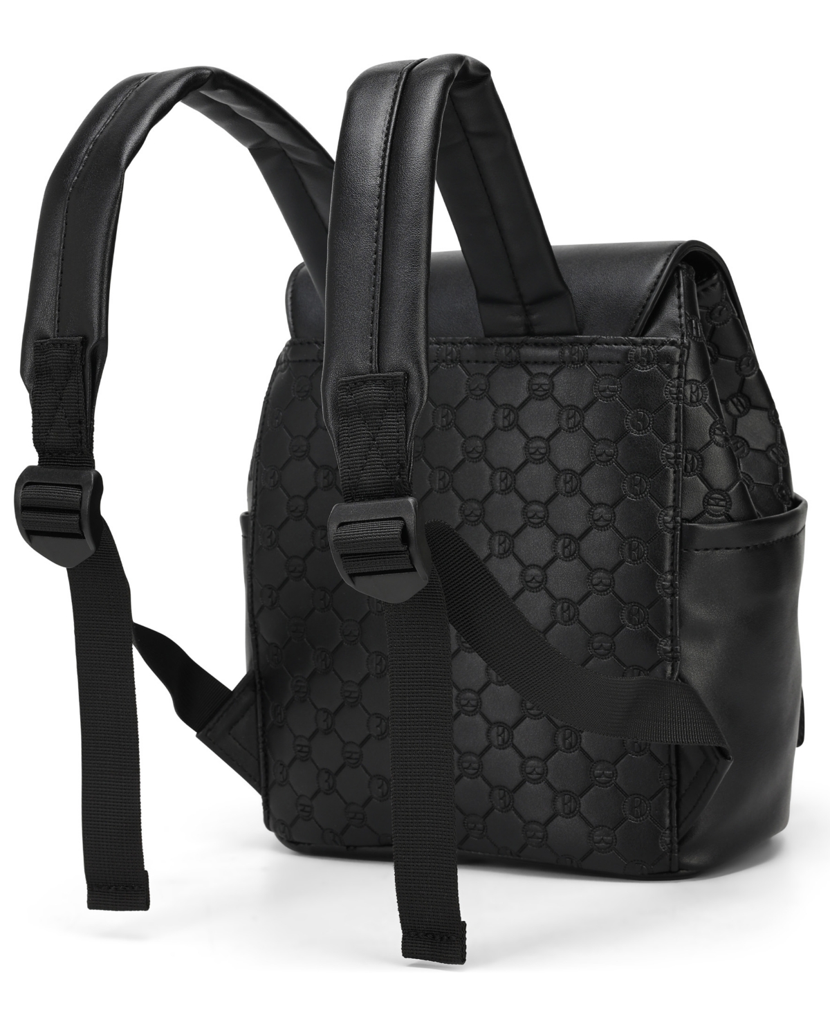 Elle Compass 11" Monogram Mini Backpack In Black