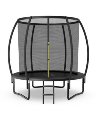 10FT ASTM-Certified Recreational Trampoline with Safety Enclosure Net and Ladder