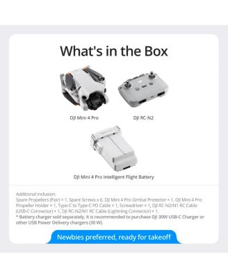 Mini 4 Pro Drone with RC-N2 Remote Controller