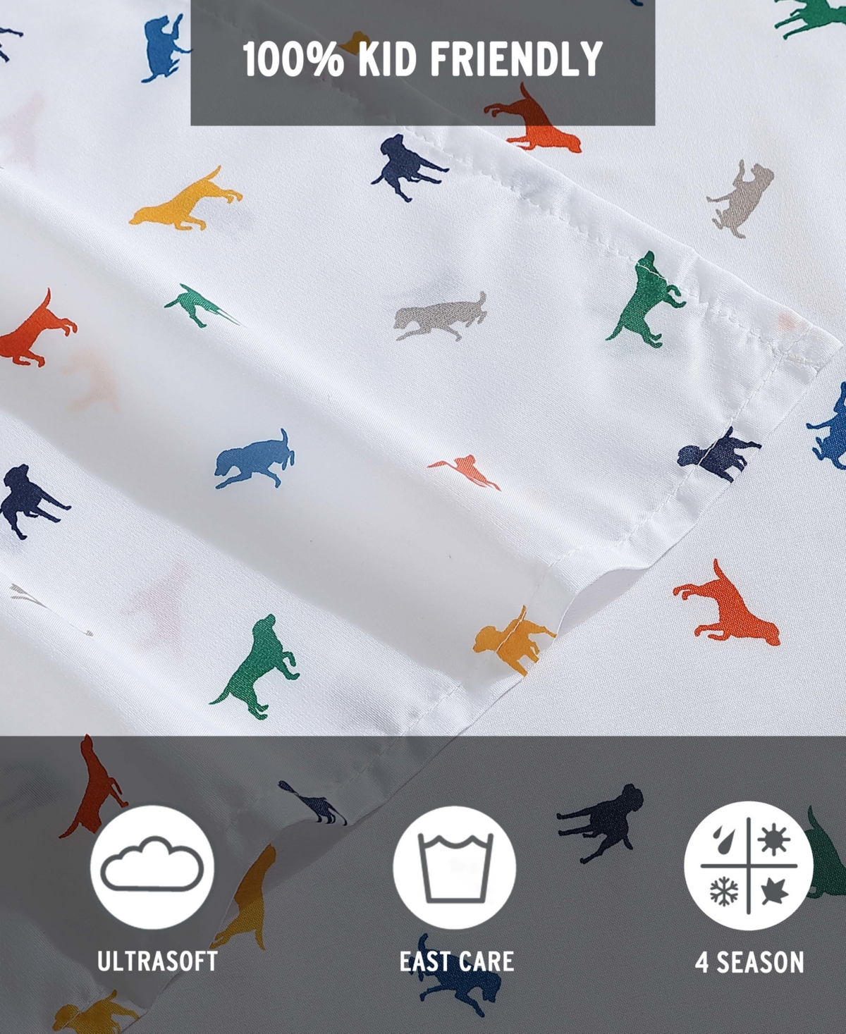 Eddie Bauer Buddy The Dog Microfiber 4-Pc. Sheet Set