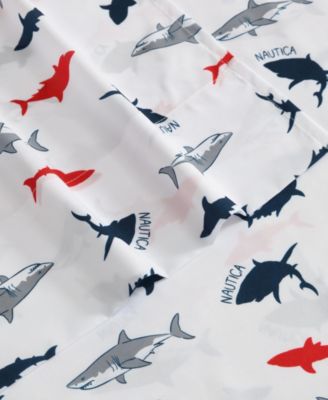 Branson Sharks Microfiber 4-Pc. Sheet Set, Queen