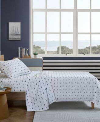 Caspian Whales Microfiber 4-Pc. Sheet Set, Full