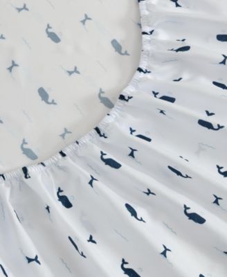 Caspian Whales Microfiber 4-Pc. Sheet Set, Queen