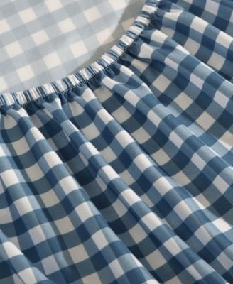 Preston Check Microfiber 3-Pc. Sheet Set, Twin XL