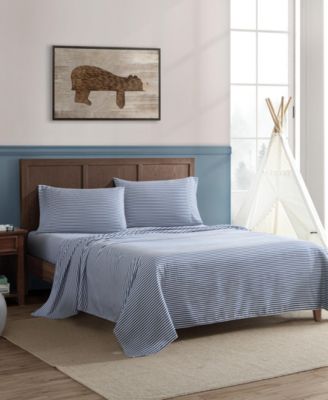 Vivid Stripe Microfiber 3-Pc. Sheet Set, Twin XL