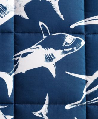 Vinny and Shark Friends Microfiber 4-Pc. Comforter Set, Full/Queen