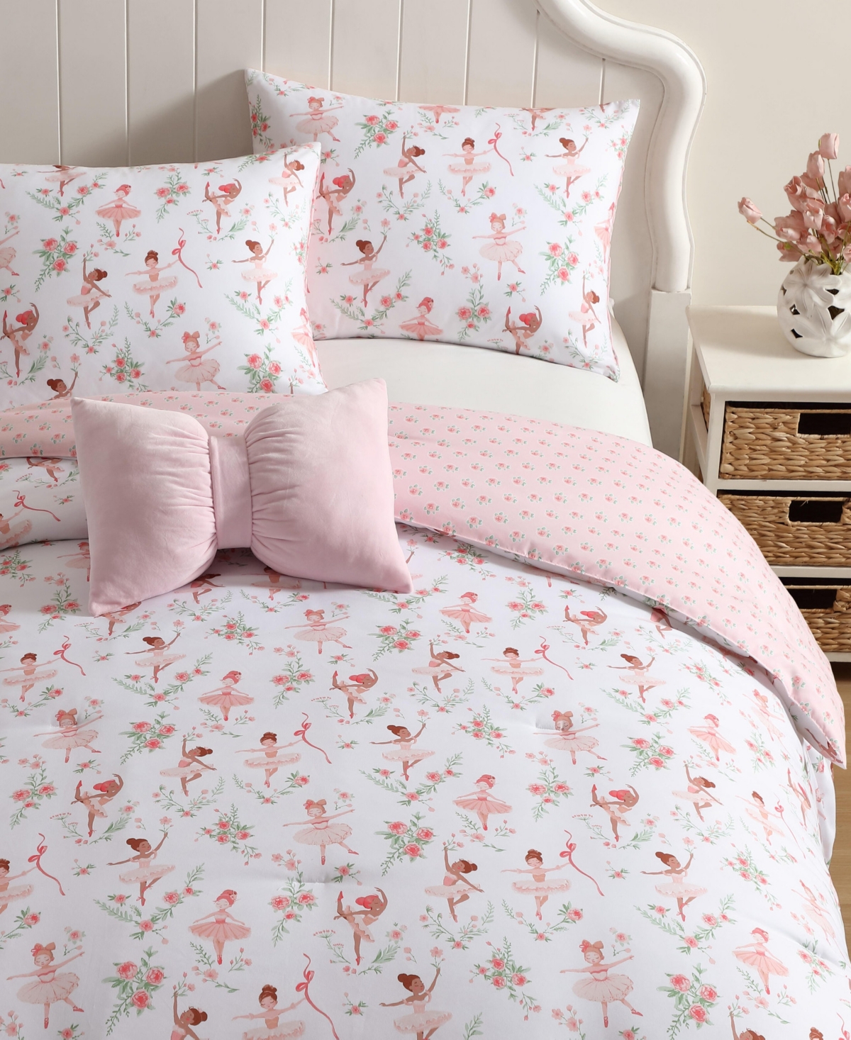 Laura Ashley Ballerina Divas Microfiber -Pc. Comforter Set