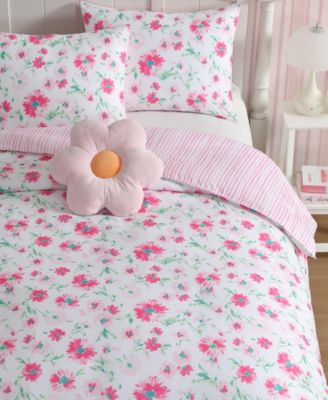 Meadow Daisies Microfiber 4-Pc. Comforter Set, Full/Queen