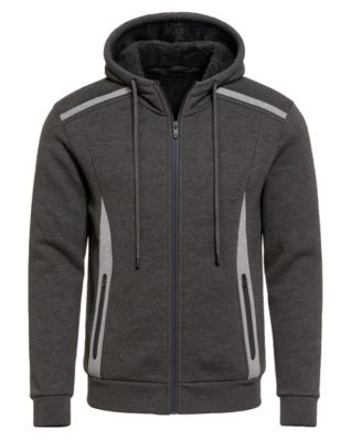 Men's Slim-Fit Reflective Tech Full-Zip Hoodie