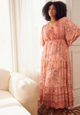 Women's Plus Size Ellery Long Sleeve Maxi Dress