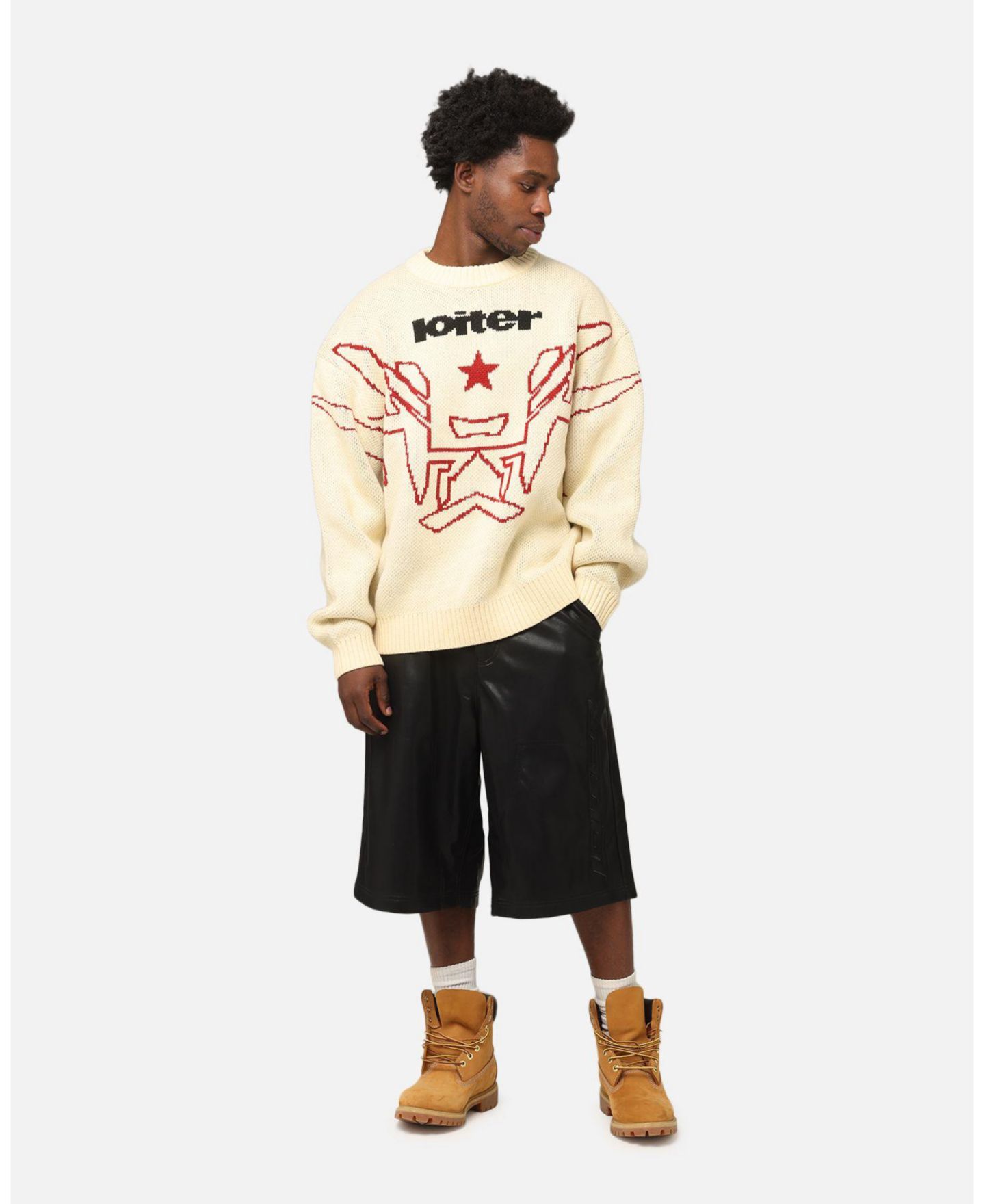 Мужской свитер Loiter Men’s Substance Knit, цвет: Бежевый / Хаки — фото 3