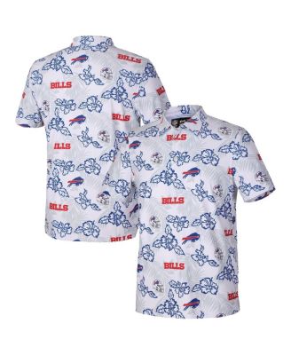 Reyn Spooner - Men's White Buffalo Bills Pua Performance Game Day Polo