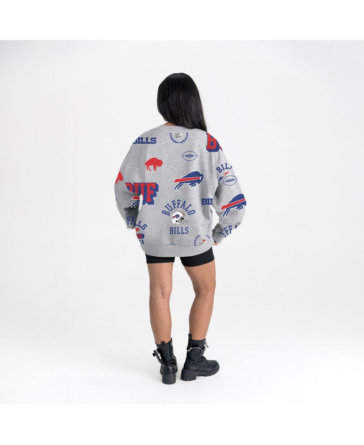 Gameday Couture Women's Heather Gray Buffalo Bills Always On Repeat Fleece Sweatshirt In Gray