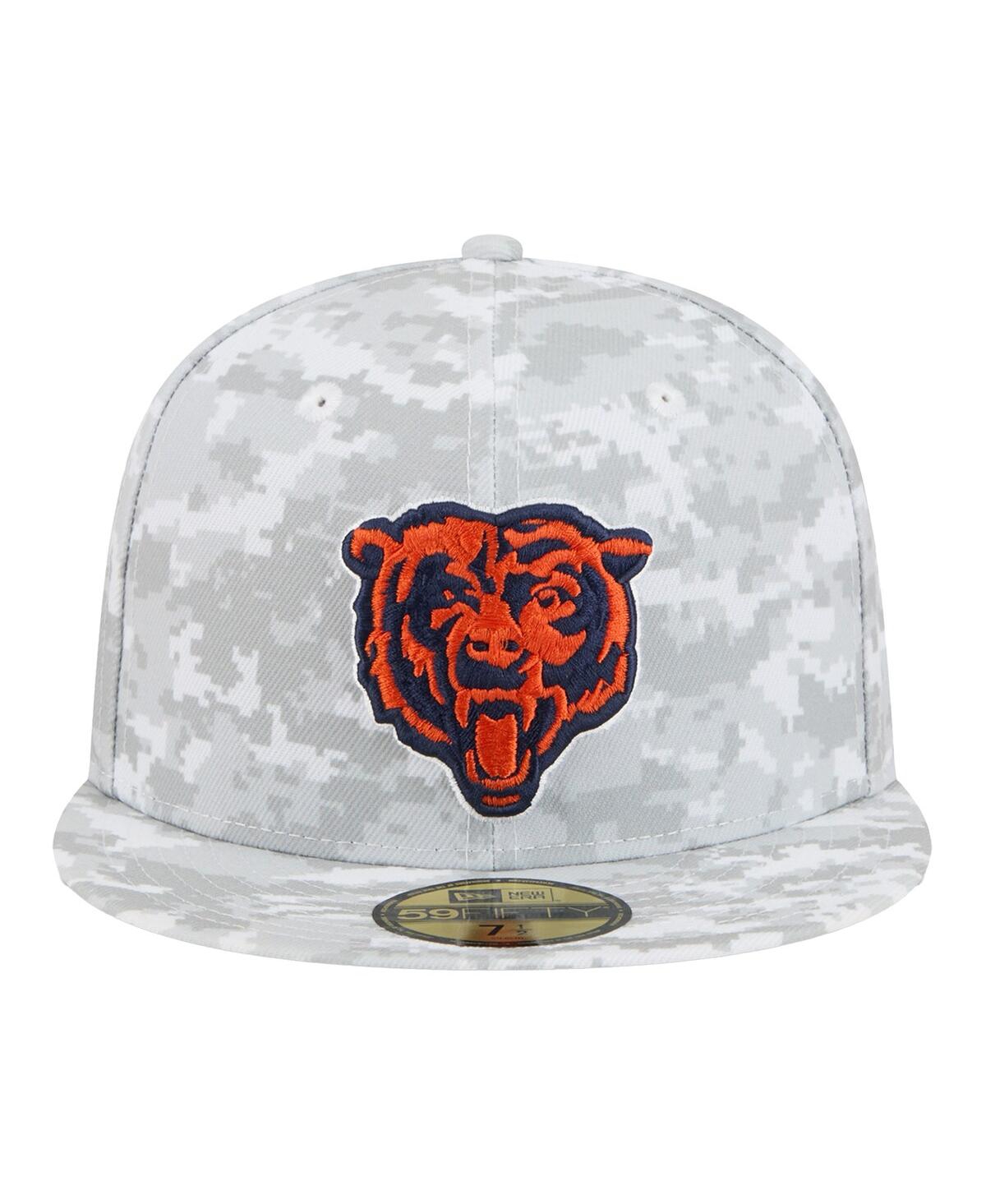 New Era Men's Gray Chicago Bears 2025 Salute to Service Fan Pack 59FIFTY Fitted Hat