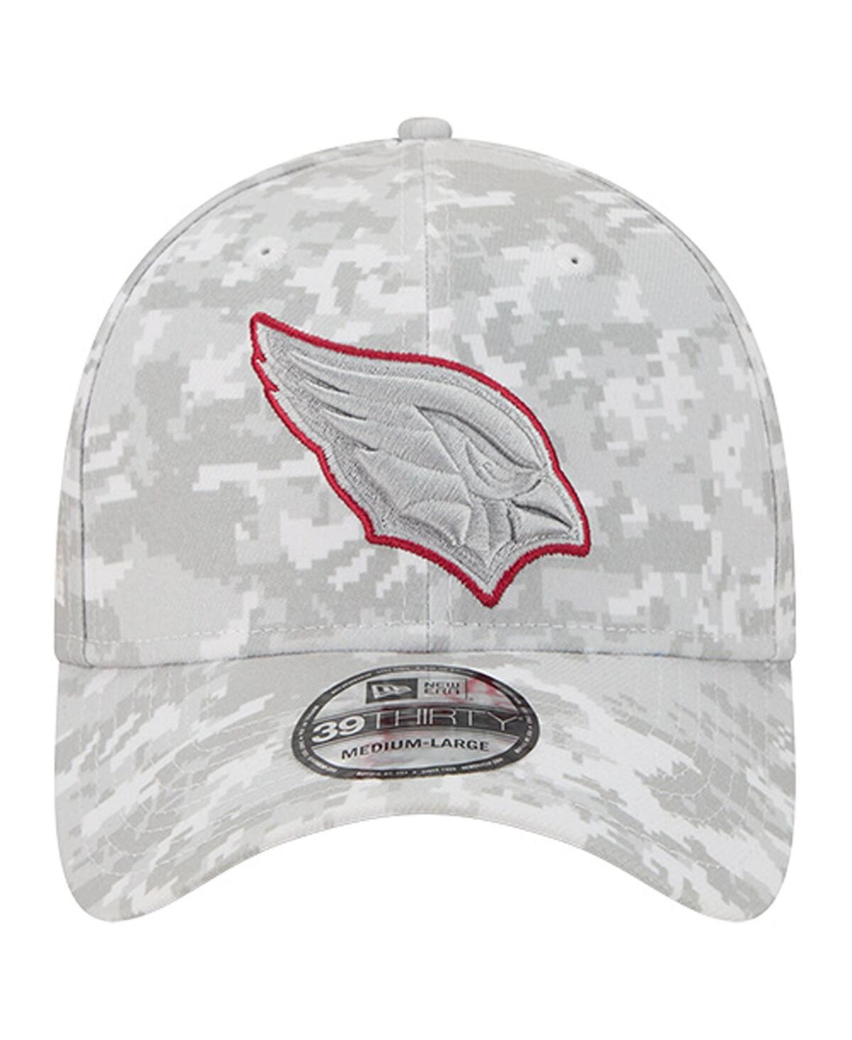 New Era Men's White Arizona Cardinals 2025 Salute to Service Digital Camo Fan Pack 39THIRTY Flex Hat
