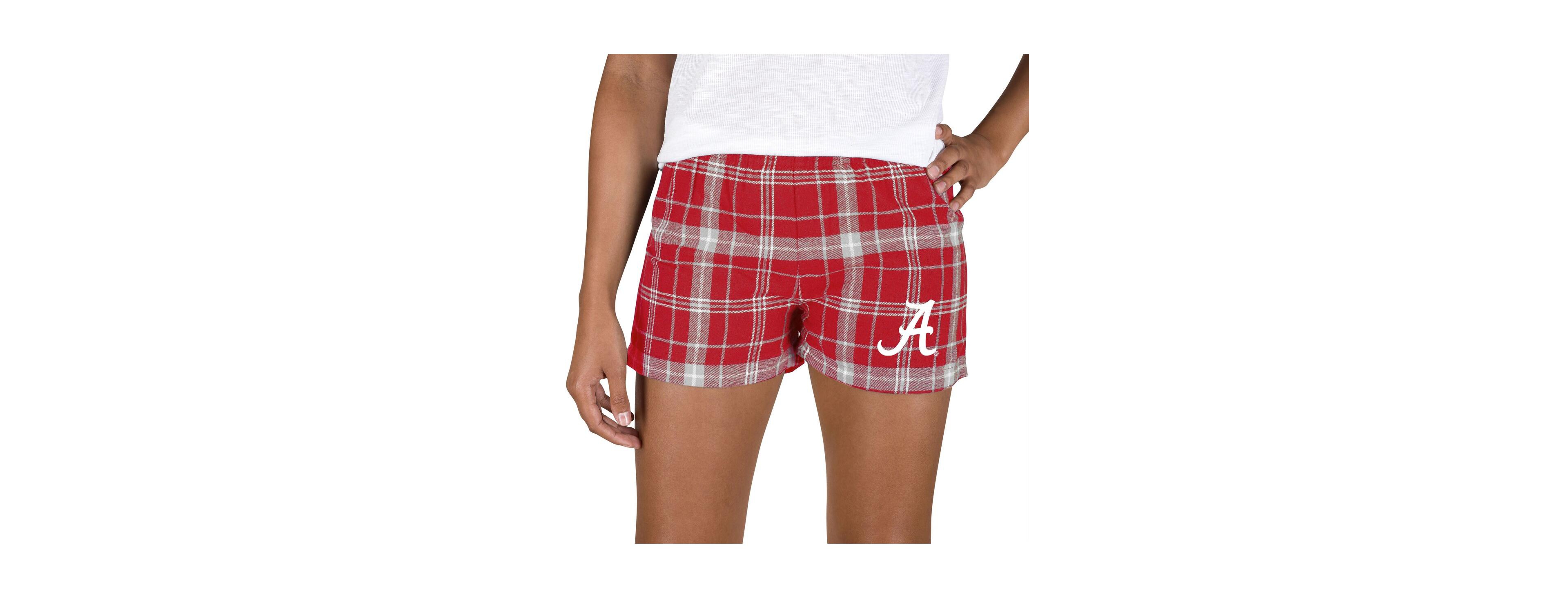 Concepts Sport Women's Crimson/Gray Alabama Crimson Tide Ultimate Flannel Shorts