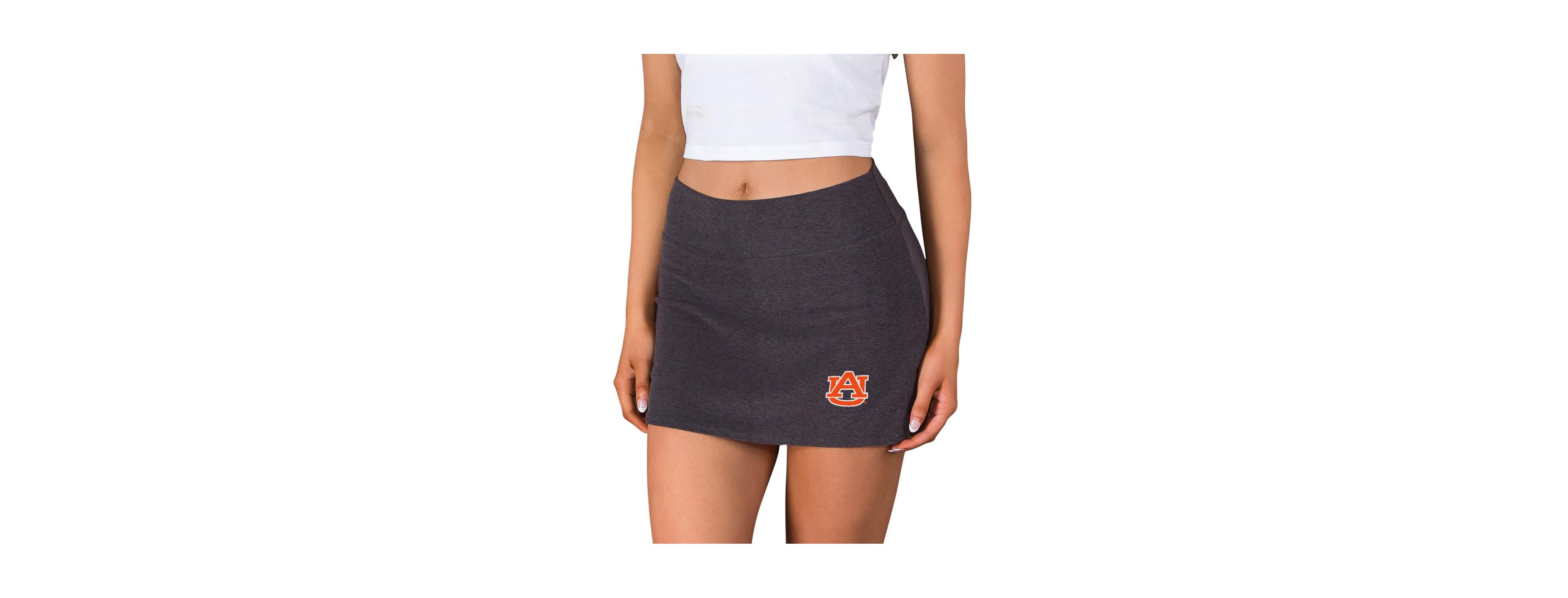 Concepts Sport Women's Charcoal Auburn Tigers Centerline Knit Skort