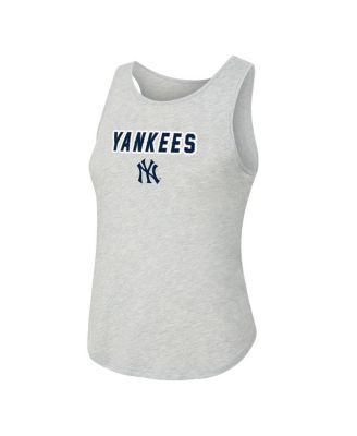 Women's Navy/Gray New York Yankees Regulate Tank Pants Set