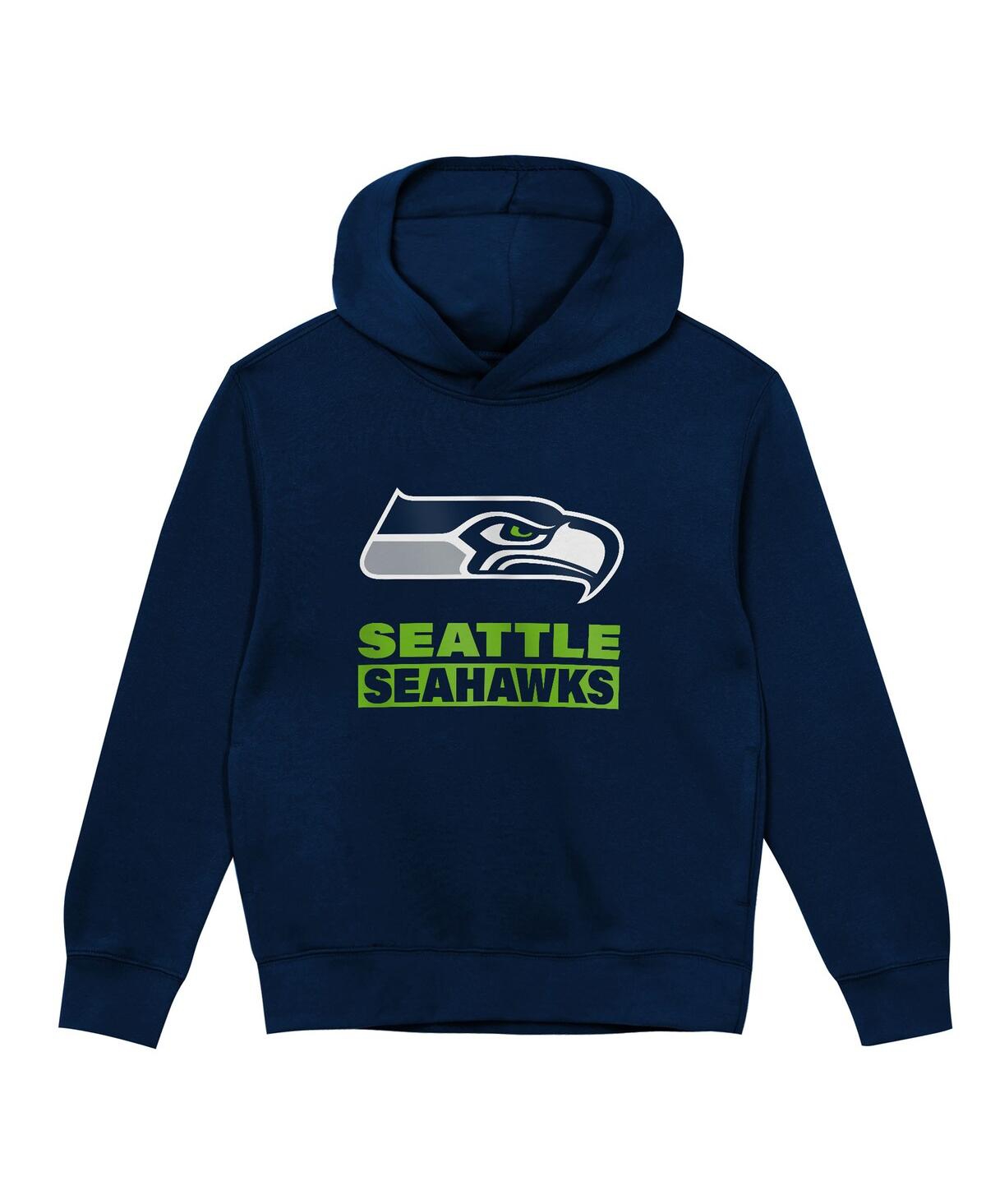 Outerstuff Preschool College Navy Seattle Seahawks Back to Basics Hoodie