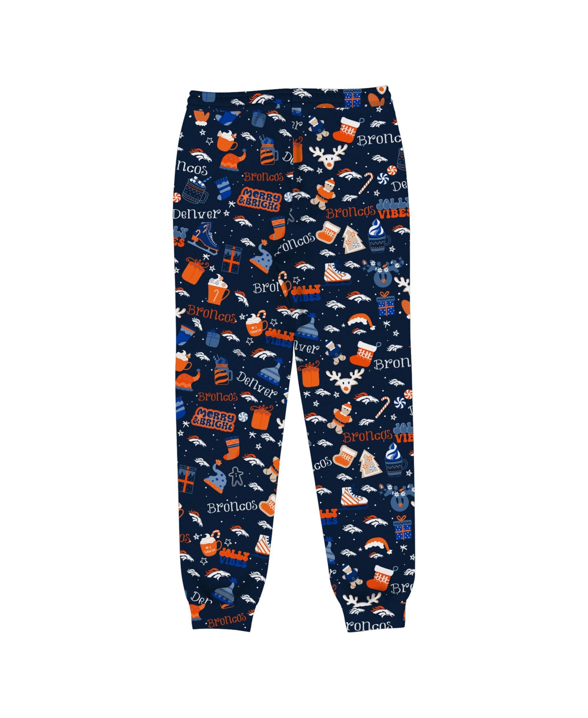 Outerstuff Toddler Navy Denver Broncos Chestnut Holiday Sleep Set In Blue