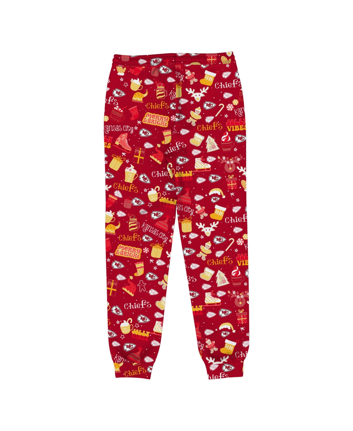 Outerstuff Preschool Red Kansas City Chiefs Chestnut Holiday Sleep Set