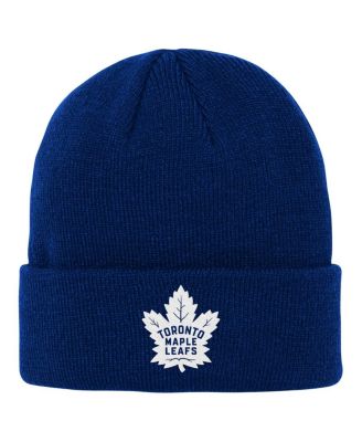 Outerstuff - Big Boys and Girls Blue Toronto Maple Leaf's 2.0 Essential Cuffed Knit Hat